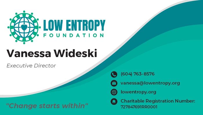 Low Entropy Foundation business card