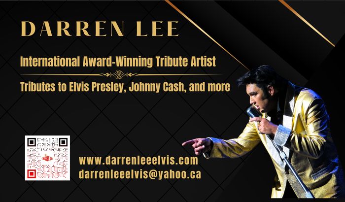 Darren Lee Elvis business card